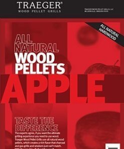 Traeger Apple Flavour Wood Pellets 20lb