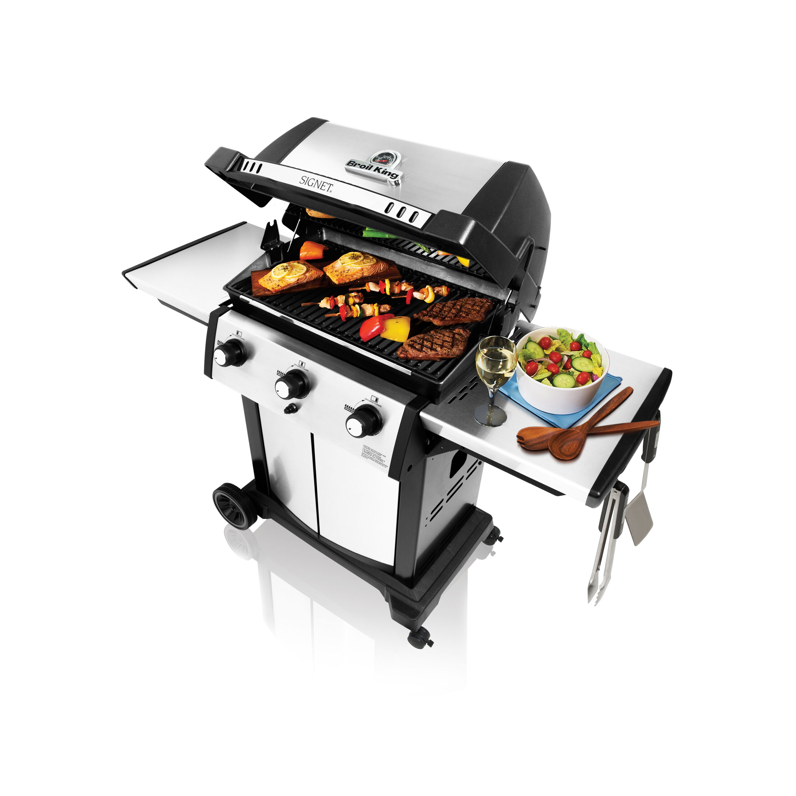 Broil King® Signet 320 - Stainless Steel - 3 Burner - Natural Gas Grill
