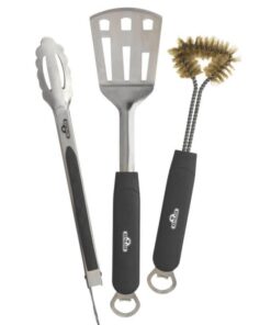3 Piece Stainless Steel BBQ Toolset
