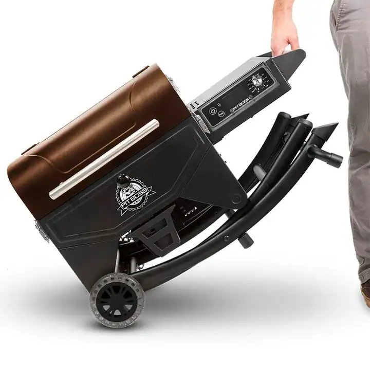 Pitt Boss Mahogany Series 260 Portable Wood Pellet Grill - Image 3