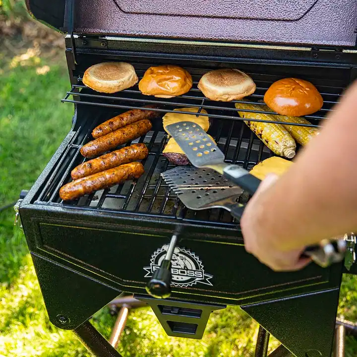 Pitt Boss Mahogany Series 260 Portable Wood Pellet Grill - Image 4