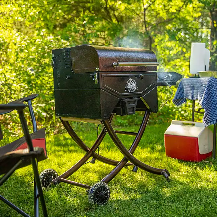 Pitt Boss Mahogany Series 260 Portable Wood Pellet Grill - Image 6