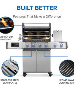 Napoleon Prestige PRO 500 Natural Gas Grill - Stainless Steel - Image 6