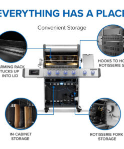 Napoleon Prestige PRO 500 Natural Gas Grill - Stainless Steel - Image 9