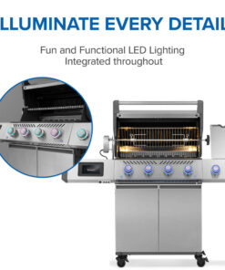 Napoleon Prestige PRO 500 Natural Gas Grill - Stainless Steel - Image 11