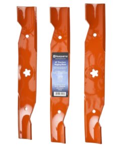 Husqvarna 48" Premium Bagging Blade (3 Pack) - Star Hole High Lift Blade