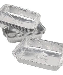 Barbecue Genius 5.5" x 4.75" Barbecue Foil Drip Pans (10 Pack)