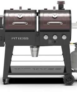 Pit Boss® Grills 3-Burner Mahogany Freestanding Liquid Propane/Wood Pellet Grill